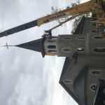 Bell tower construction for the convent chapel